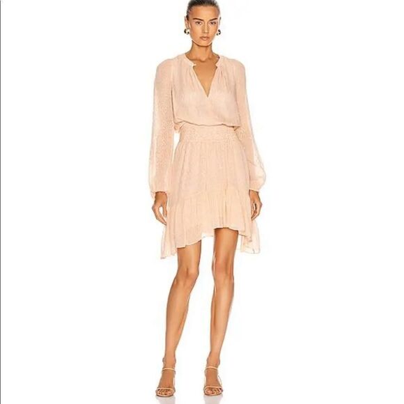 A.L.C. Sidney Dress In Pink, Polka Dots - Picture 1 of 14